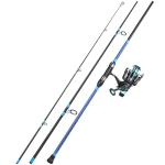 Sougayilang Baitfeeder Combo Surf Fishing Rod Combo Medium/Heavy 3 Piece Travel Spinning Rod with 4000 Size Reel (9')