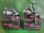 2 Carp Fishing Reels NGT MAX 60 Loaded With 10LB Line NGT Tackle Runner 6000