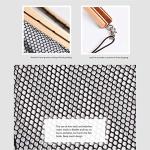 Gkhowiu Fly Fishing Landing Net Wooden Handle Nylon Landing Handle Trout Mesh Fish Catch Release Scoop Fishing Tool