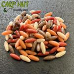 Artificial Pop Up Flavour Infused Maggot Casters for Carp and Coarse Fishing 11mm x120 (Mixed Colours)