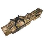 Seaknight Portable Fishing Rod Bag Folding Fishing Set Bag Outdoor Holdall Tackle Storage Bag 135cm/150cm (Camou Yellow-135cm)