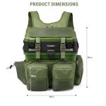 Crystals Fishing Tackle Box & Rucksack Seat, Lure Storage Case, Organizer with Padded Seat & Straps, Fly Sea Coarse Fishing Backpack, Tackle Storage (Fishing Bucket Box with Rucksack)