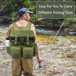 Crystals Fishing Tackle Box & Rucksack Seat, Lure Storage Case, Organizer with Padded Seat & Straps, Fly Sea Coarse Fishing Backpack, Tackle Storage (Fishing Bucket Box with Rucksack)