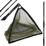 DNA Leisure 36" Carp Coarse Fishing Landing Net Metal Spreader with 2M Telescopic Handle