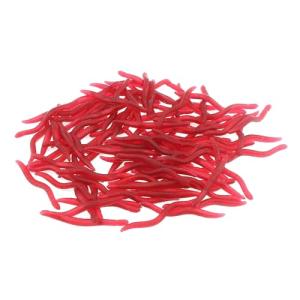 100pcs 1.5inch Soft Fake Earthworm Fishing Lures