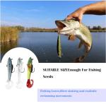 Mystiqut 6-Pack Soft Tail Silicone Fishing Lures