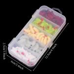 100pcs Soft Silicone Maggot Worm Fishing Lures