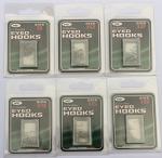 Barbless Eyed Hooks Set - Sizes 8 to 18