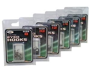 Carp-Corner 120 Eyed Barbless Fishing Hooks Set