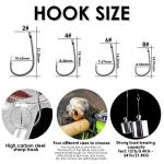 Luroad Carp Fishing Hair Rigs with Bait Stops