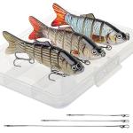Multi-Jointed Pike Fishing Lures Set of 3