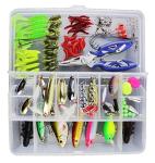 Vicloon 120 PCS Mixed Fishing Lures and Tools