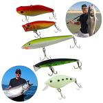 Vicloon 120 PCS Mixed Fishing Lures and Tools