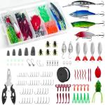174 Piece Fishing Lure and Accessory Set
