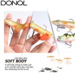 DONQL Soft Fishing Lures Kit for Freshwater Species