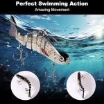 3 Pcs Multi Jointed Fishing Lures Set
