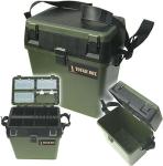 Roddarch Fishing Tackle Seat Box with Padded Strap