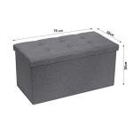Fishing Gear Storage Ottoman - Folding Footstool