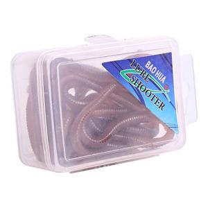 Lifelike Plastic Worms Fishing Bait for Bass Trout