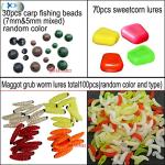 220PCS Carp Fishing Tackle Box with Lures