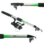 Telescopic Fishing Rods and Reels Travel Set