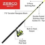 Zebco Big Cat 7-Foot Fishing Rod and Reel Combo