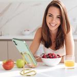 Cute Gold Phone Stand for Desk - Universal Fit