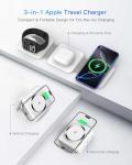 3-in-1 Foldable Magnetic Wireless Charging Station