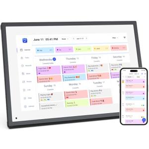 Wi-Fi Digital Calendar & 10.1-Inch Photo Frame