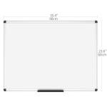 VIZ-PRO Magnetic Dry Erase Board, 36x24 Inches