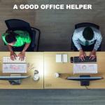 Small Glass Desktop Whiteboard with Drawer and Accessories