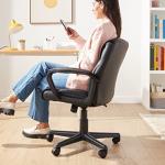 Adjustable Rolling Desk Chair with Padded Armrests