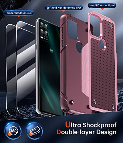 LeYi Moto G Stylus 5G Dual Layer Case