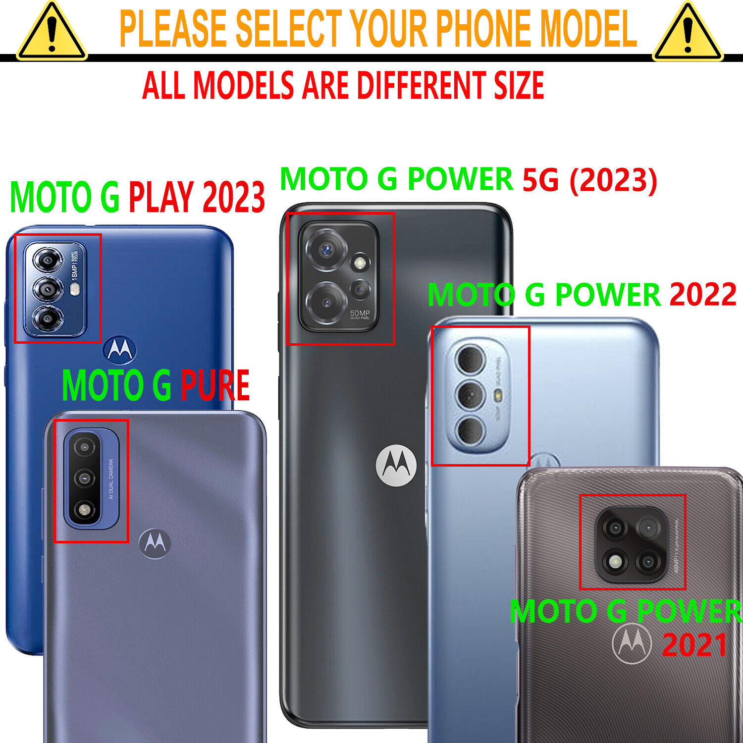 Motorola Moto G Play 2023/Power 2022 Phone Case + Glass