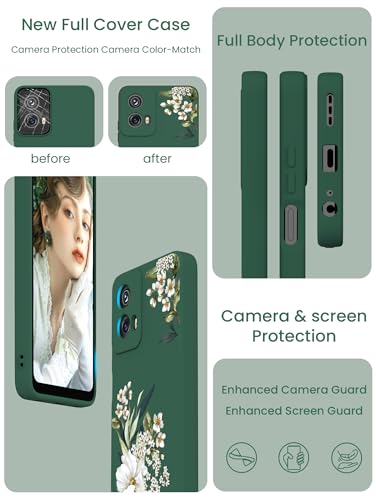 Midnight Green Silicone Case for Moto G 5G