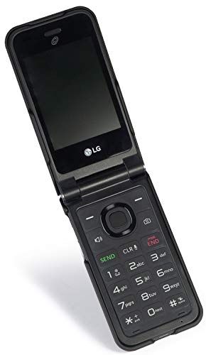 Black Grid Texture Snap-On Case for LG Classic Flip