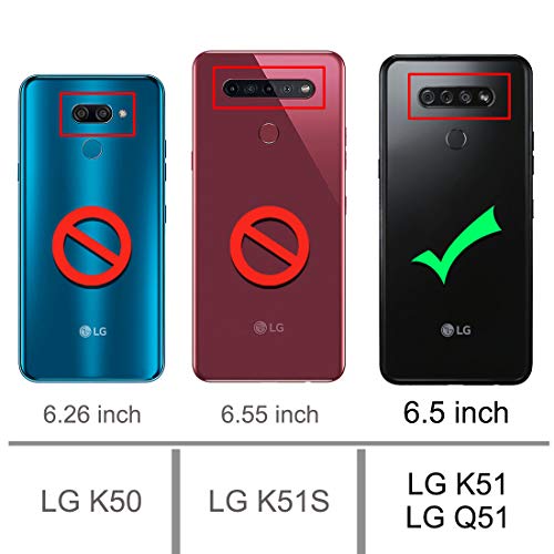 Osophter Flexible TPU Rubber Case for LG K51