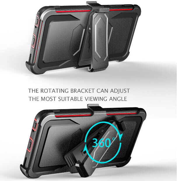 Rugged Armor Tank Phone Case with Clip Stand