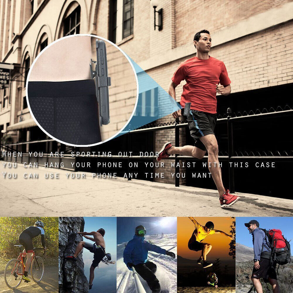 Rugged Armor Tank Phone Case with Clip Stand