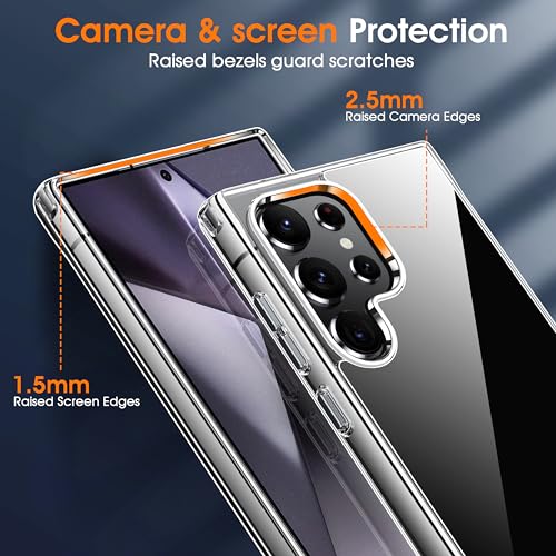 Clear Shockproof Case for Samsung Galaxy S24 Ultra