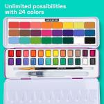 ARTISTRO 24-Color Portable Watercolor Set