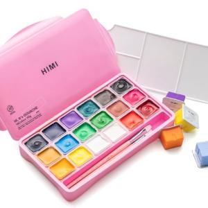 HIMI 18 Color Jelly Gouache Paints Set