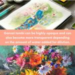 Kuretake GANSAI TAMBI 24-Color Watercolor Set