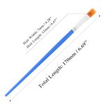 30 Pcs Flat Detail Paint Brushes Set