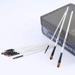 Filbert Paint Brushes Set, 12 PCS for Artists