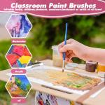 160-Piece Small Paint Brushes Set for Kids
