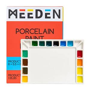 MEEDEN 18-Well Ceramic Artist Paint Palette