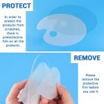 Clear Acrylic Paint Palette Set - Easy Clean 2 PCS