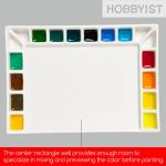 MEEDEN 18-Well Ceramic Artist Paint Palette