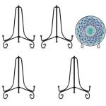 4 Pack Metal Plate Stands for Display